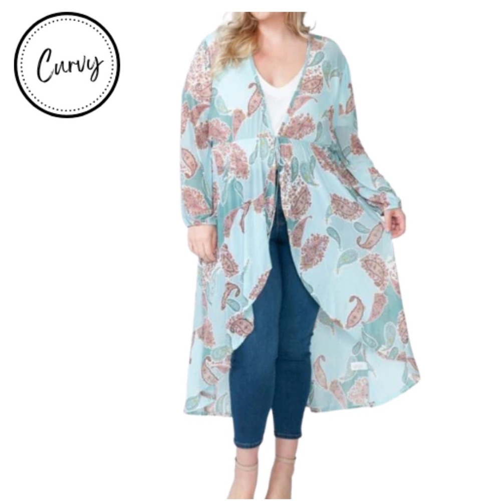 High-Low Overdress Beach Cover Up Size Large